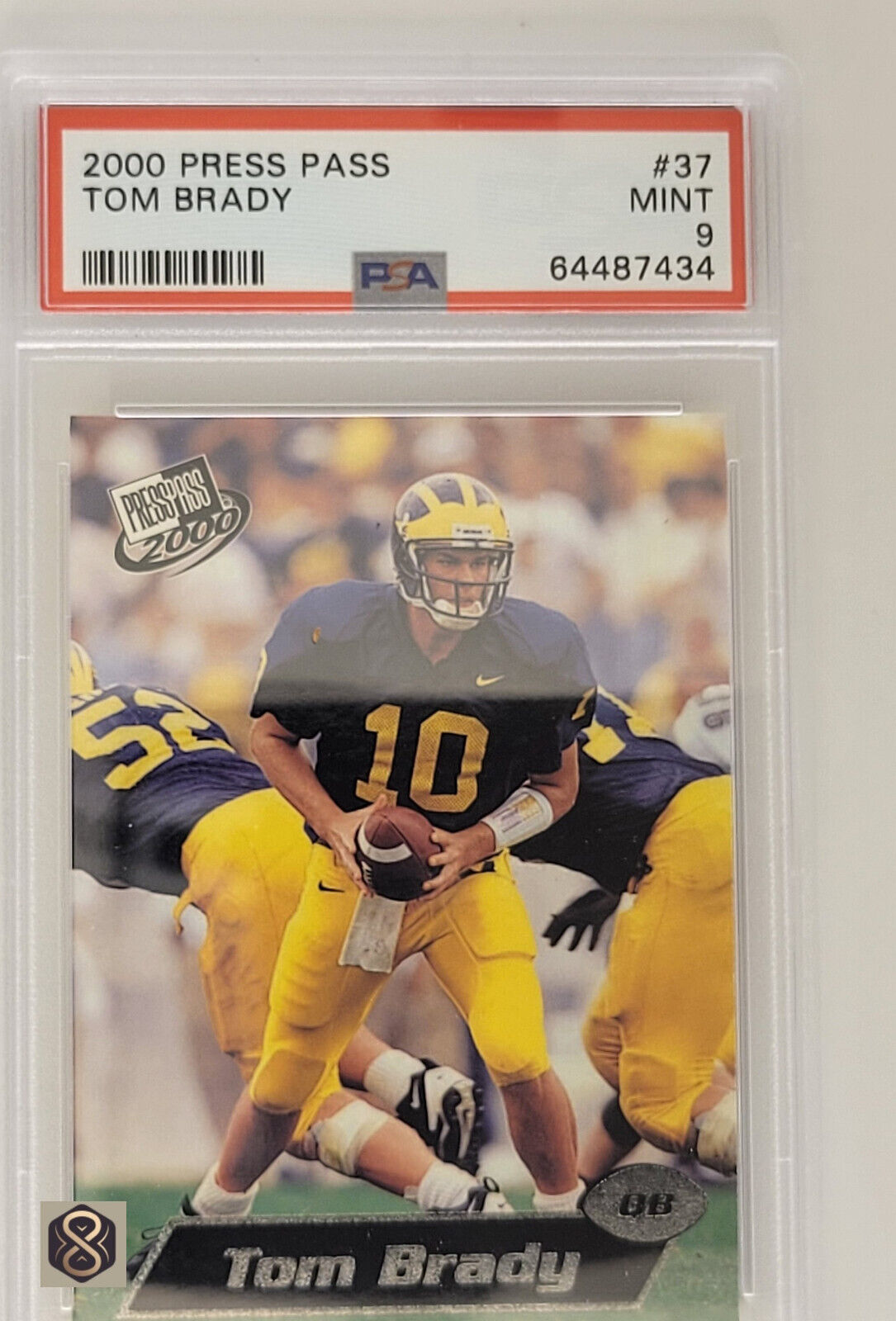 2000PressPassTomBradyRookieCardRC37PSA9MintGOAT_1